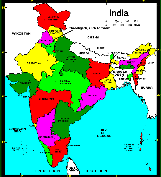India Interactive Map