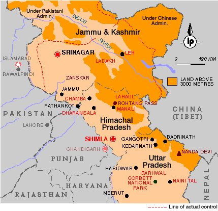 North India Interactive Map